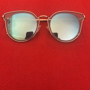 SOJOS Cat Eye Sunglasses - Blue/green